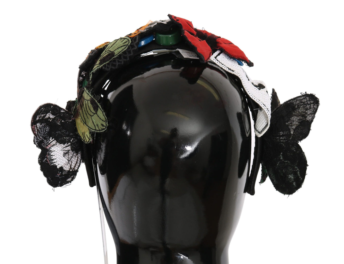 Dolce &amp; Gabbana Tiara Floral Butterfly Sequin Diadeem Hoofdband