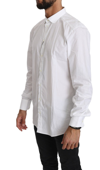 Dolce &amp; Gabbana Wit Katoenen Shirt met Lange Mouwen