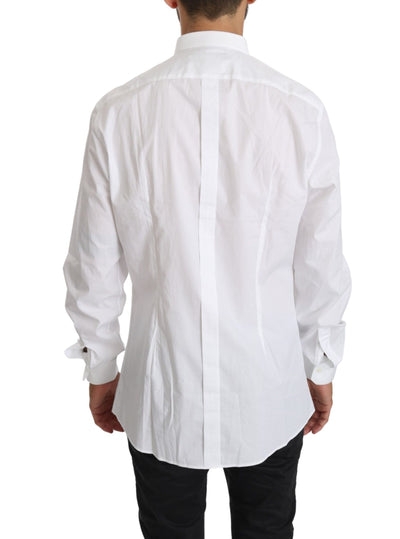 Dolce &amp; Gabbana Wit Katoenen Shirt met Lange Mouwen