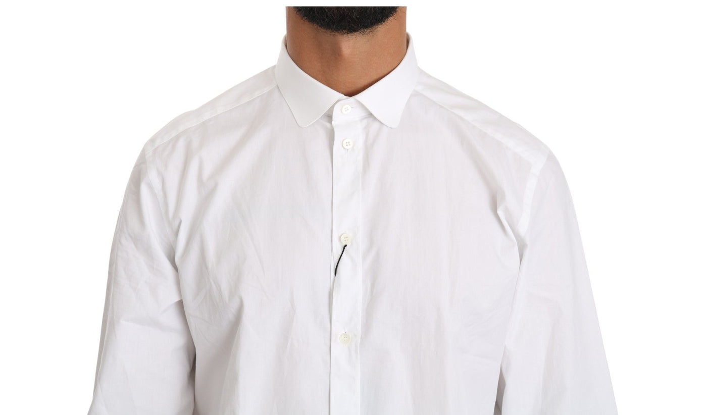 Dolce &amp; Gabbana Wit Katoenen Shirt met Lange Mouwen