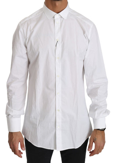 Dolce &amp; Gabbana Wit Katoenen Shirt met Lange Mouwen