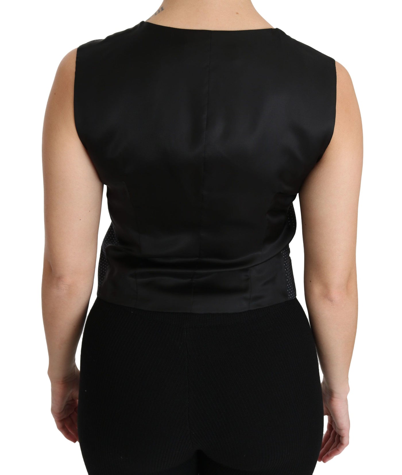 Dolce &amp; Gabbana Gilet noir à pois