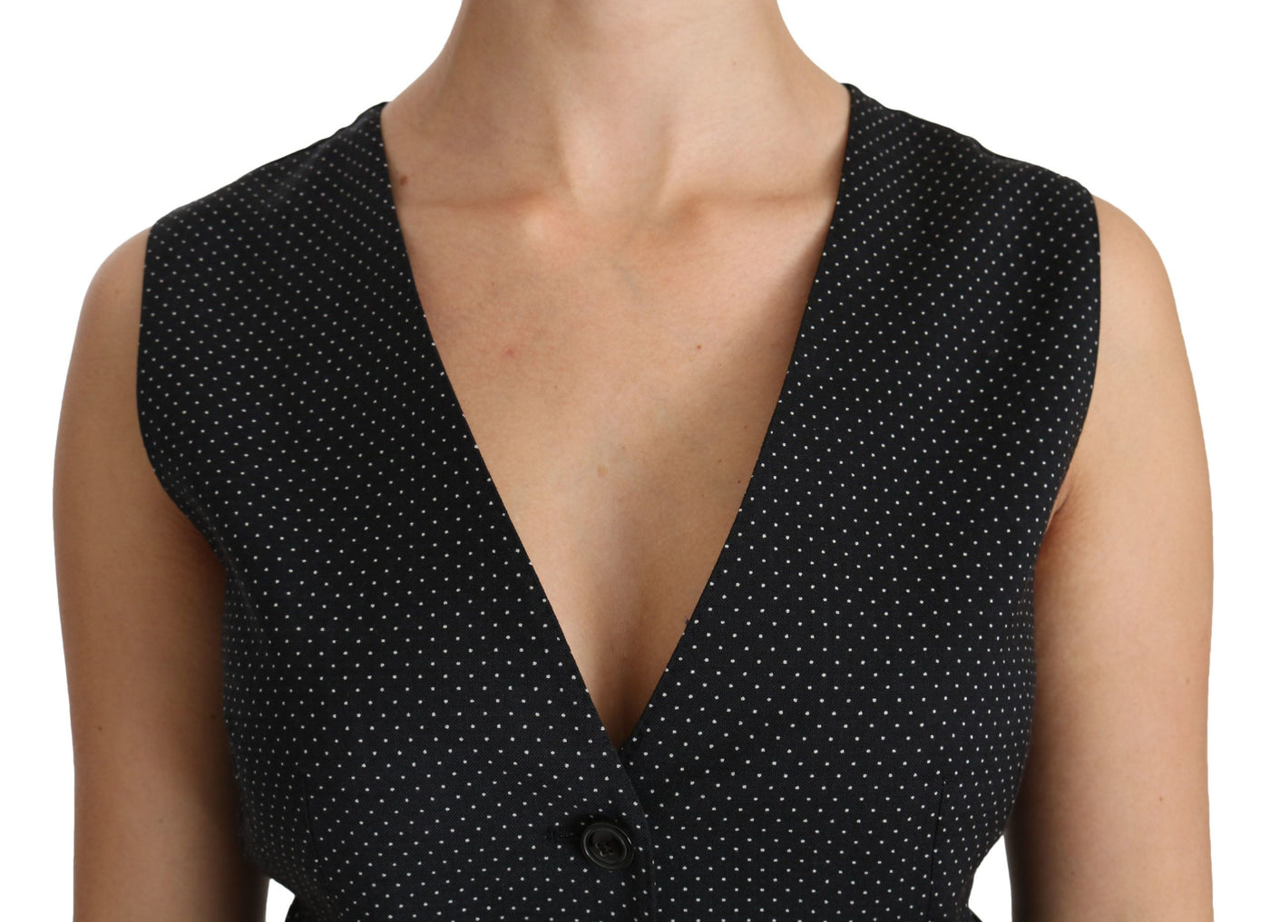 Dolce &amp; Gabbana Gilet noir à pois