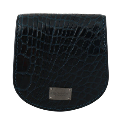 Dolce &amp; Gabbana Blue Exotic Skins Condoomhouder