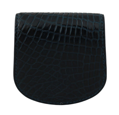 Dolce &amp; Gabbana Blue Exotic Skins Condoomhouder
