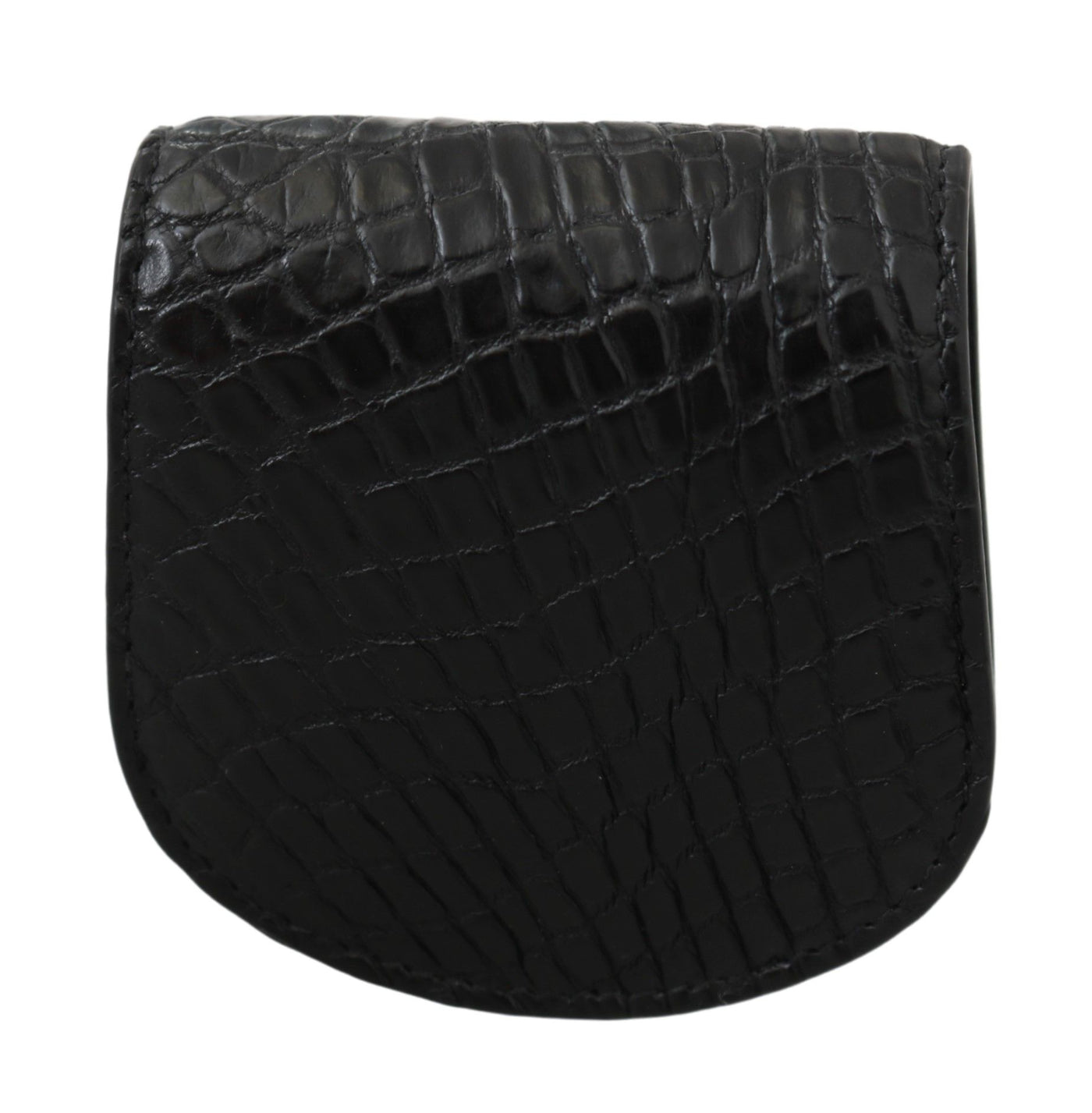 Dolce &amp; Gabbana Black Exotic Skin Pocket Condoomhouder