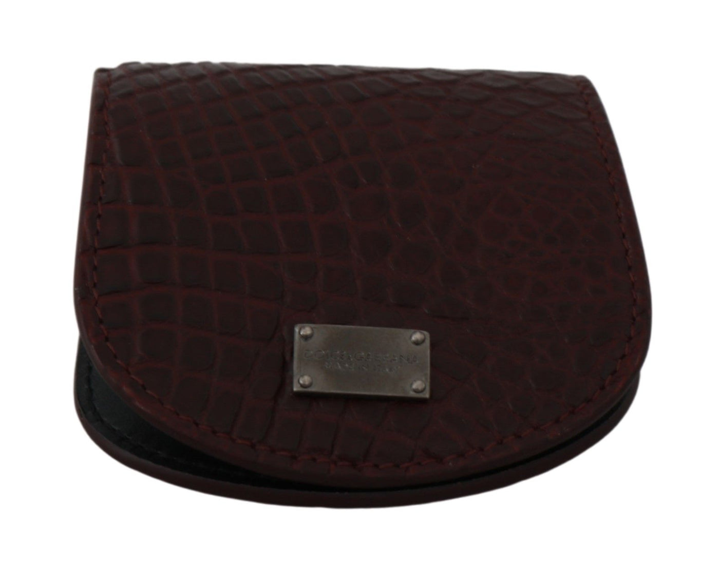 Dolce &amp; Gabbana Bruine Exotische Huid Zak Condoomhouder