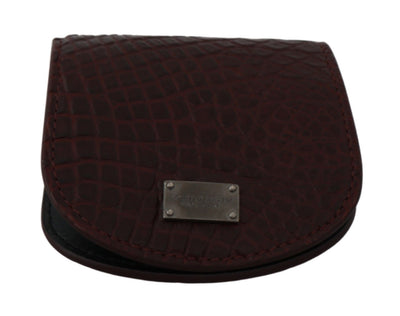 Dolce &amp; Gabbana Bruine Exotische Huid Zak Condoomhouder