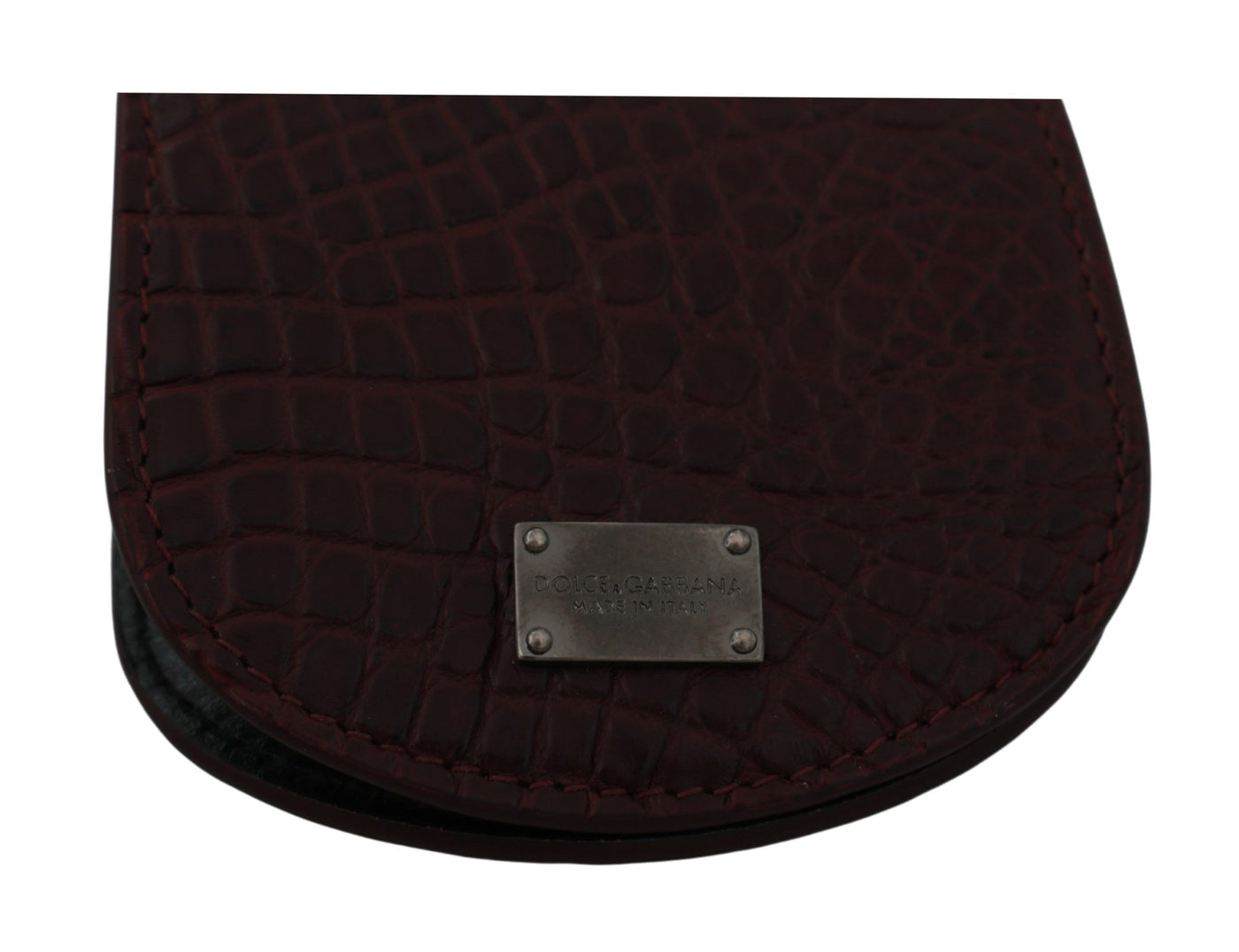 Dolce &amp; Gabbana Bruine Exotische Huid Zak Condoomhouder
