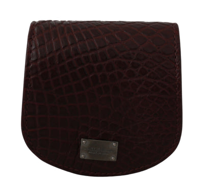 Dolce &amp; Gabbana Bruine Exotische Huid Zak Condoomhouder
