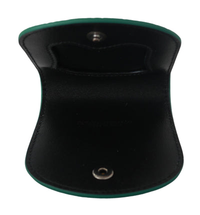 Dolce &amp; Gabbana Green Exotic Skins Condoomhouder Portemonnee