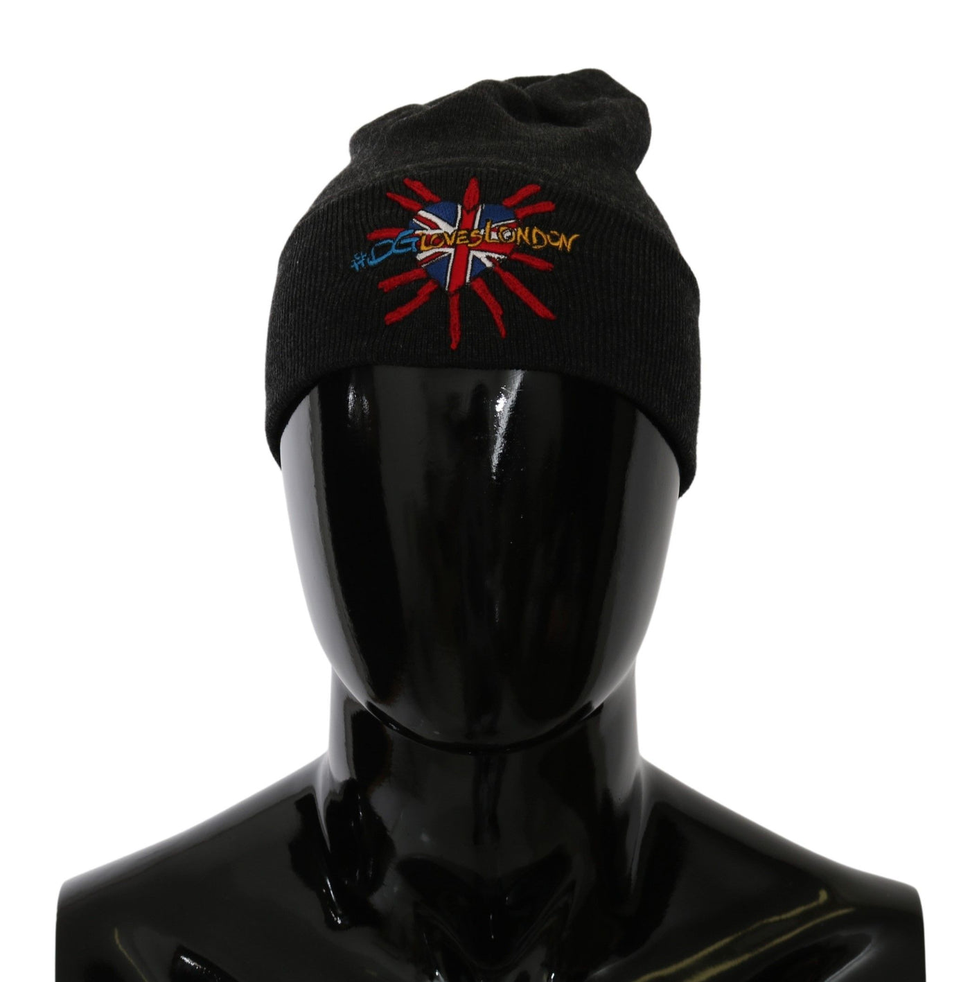 Dolce & Gabbana Gray #DGLovesLondon Beanie Cap