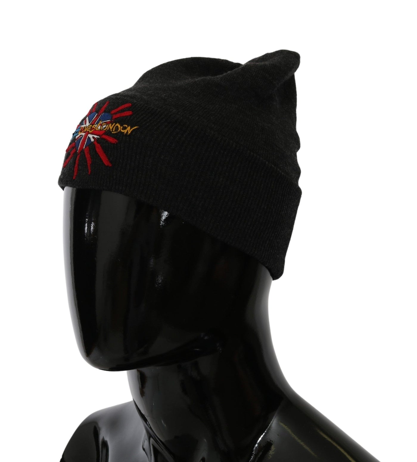 Dolce & Gabbana Gray #DGLovesLondon Beanie Cap