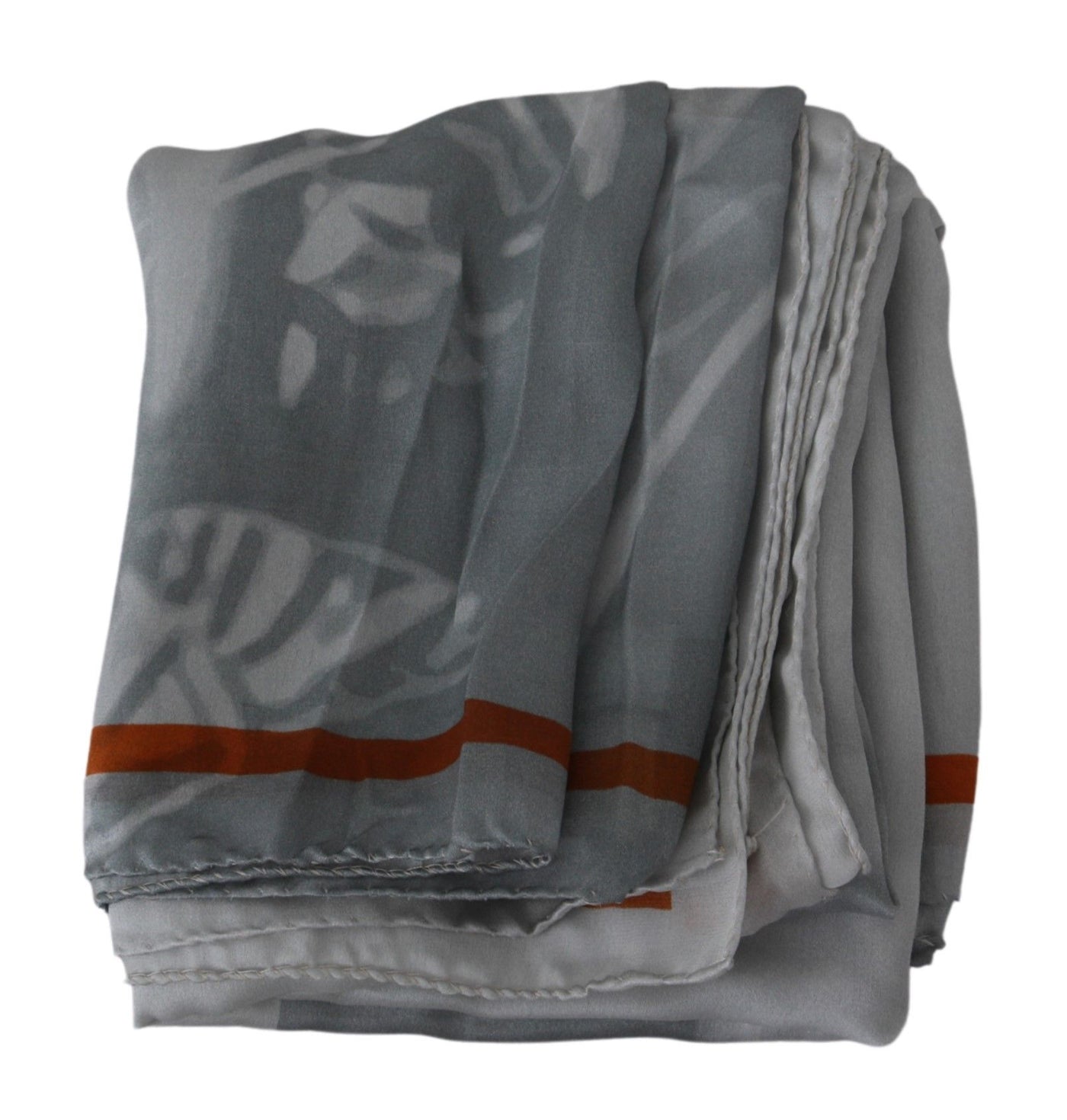 Kostuum Nationale Grijze Rode Zijden Sjaal Foulard Wikkel Sjaal