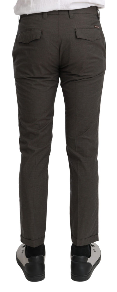 Dolce &amp; Gabbana Bruine Casual Herenbroek 100% Katoenen Broek