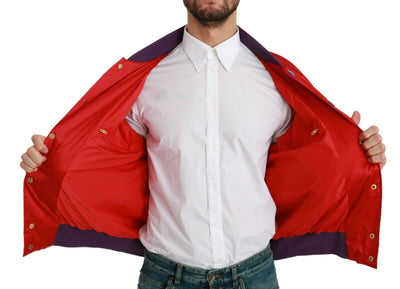 Blouson aviateur rouge Dolce &amp; Gabbana YEAR OF THE PIG