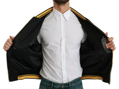 Veste bomber noire Dolce &amp; Gabbana YEAR OF THE PIG