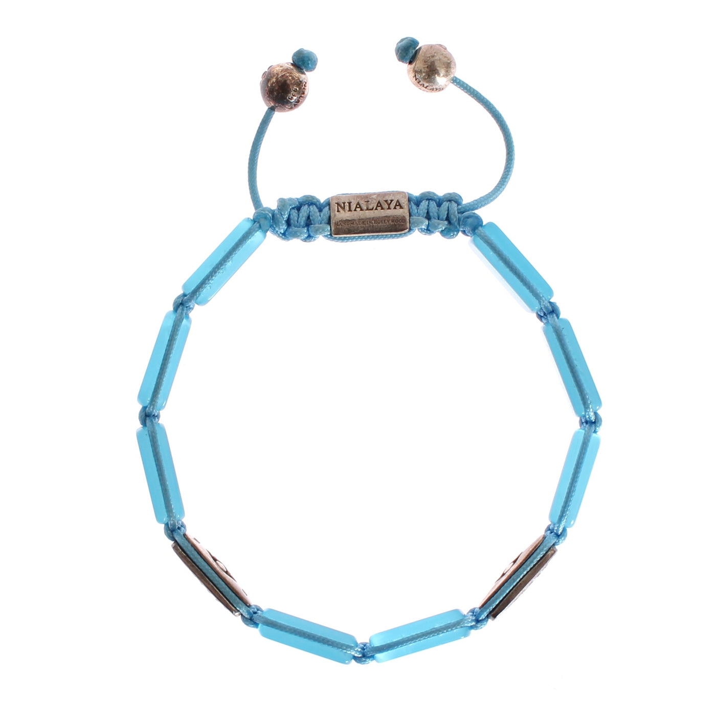 Nialaya CZ Opaal 925 Zilveren Armband