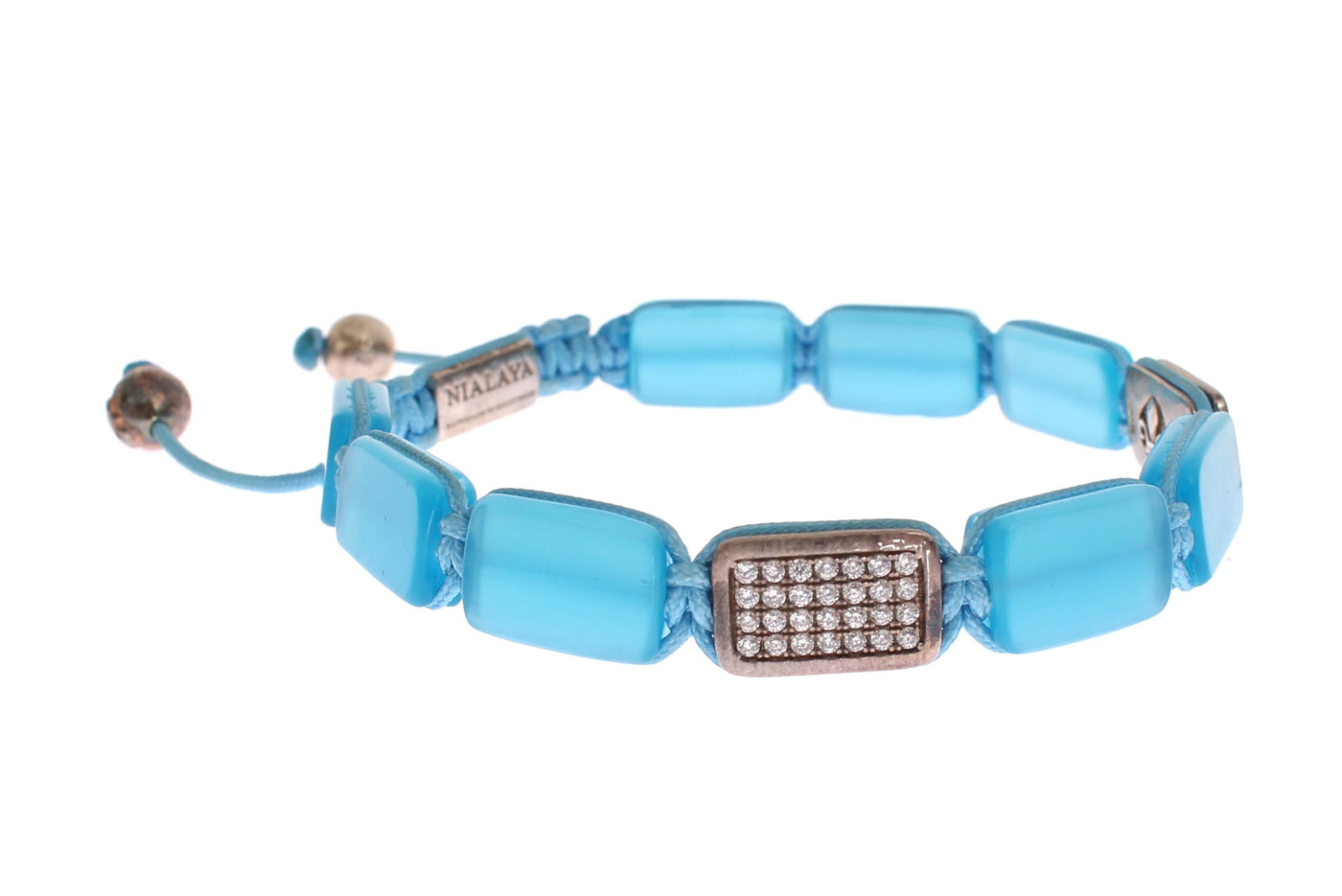 Nialaya CZ Opaal 925 Zilveren Armband
