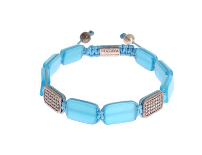 Nialaya CZ Opaal 925 Zilveren Armband