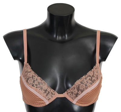 Ermanno Scervino Sous-vêtements push-up en soie et dentelle nue