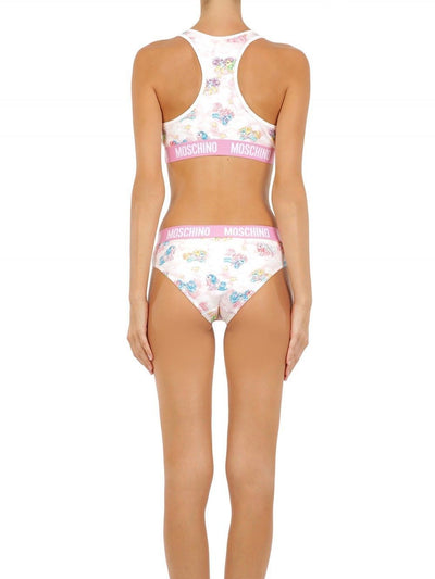 Moschino Witte Tweedelige Nachtkleding My Little Pony Bikini