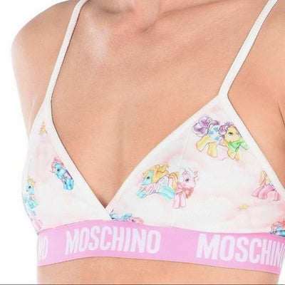 Moschino Witte My Little Pony BH Slipset Tweedelige Bikini
