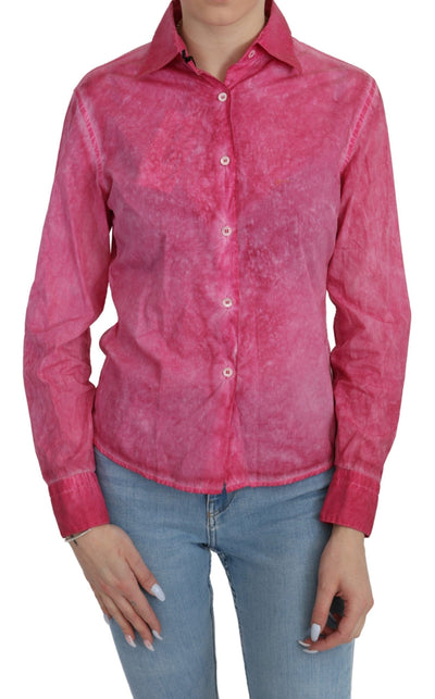 Chemisier à manches longues et col rose Ermanno Scervino