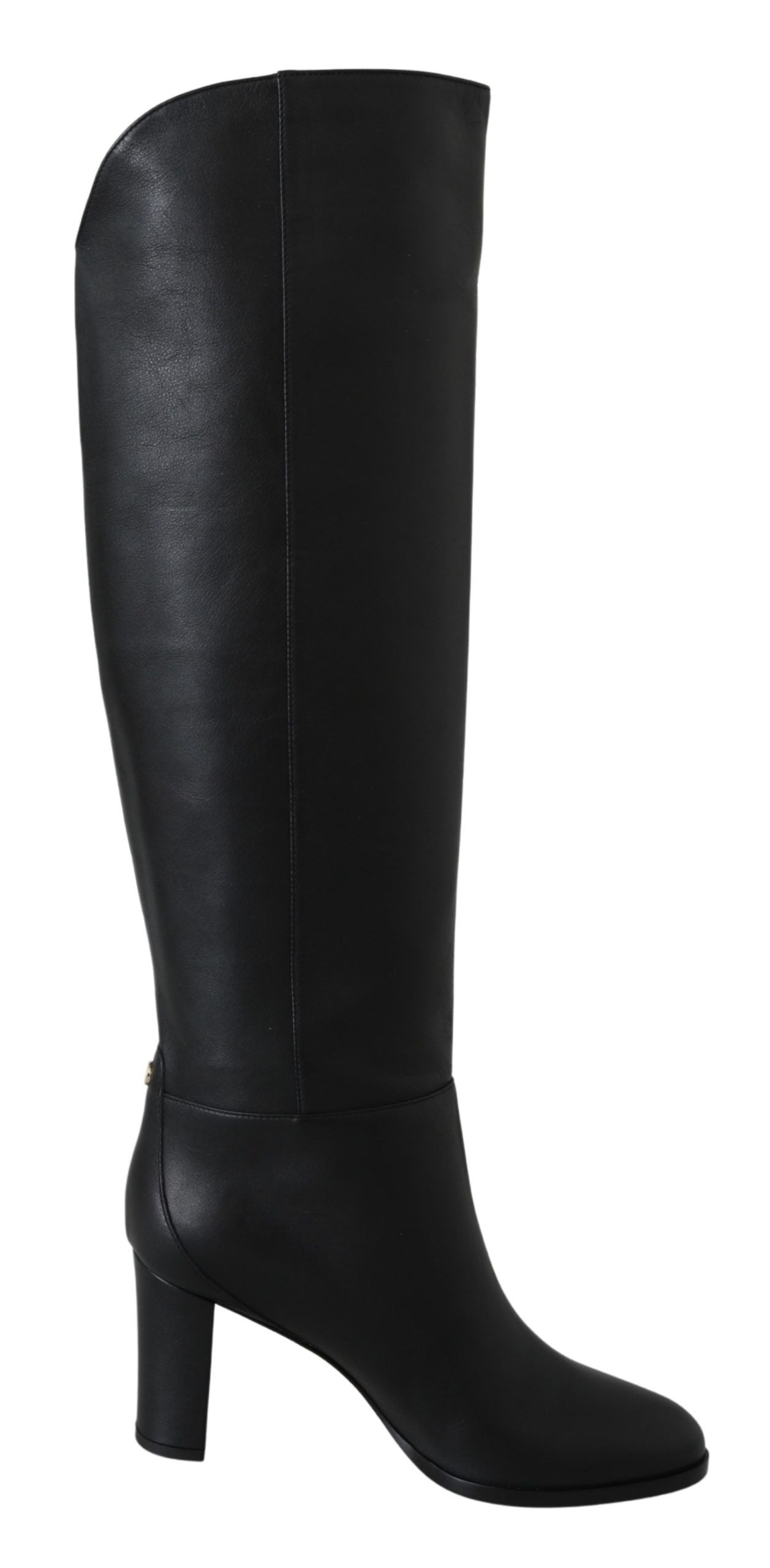Jimmy Choo Élégantes bottes à talons en cuir de veau noir