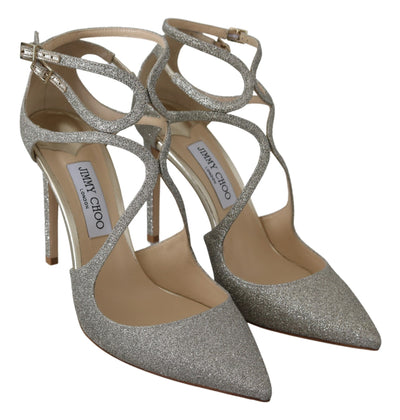 Jimmy Choo Platinum Ice Lancer leren pumps - verfijnde elegantie