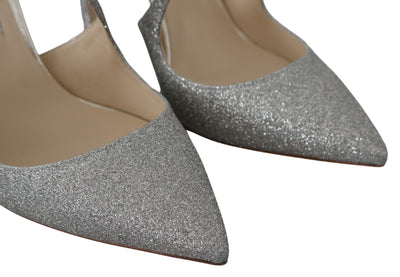 Jimmy Choo Platinum Ice Lancer leren pumps - verfijnde elegantie