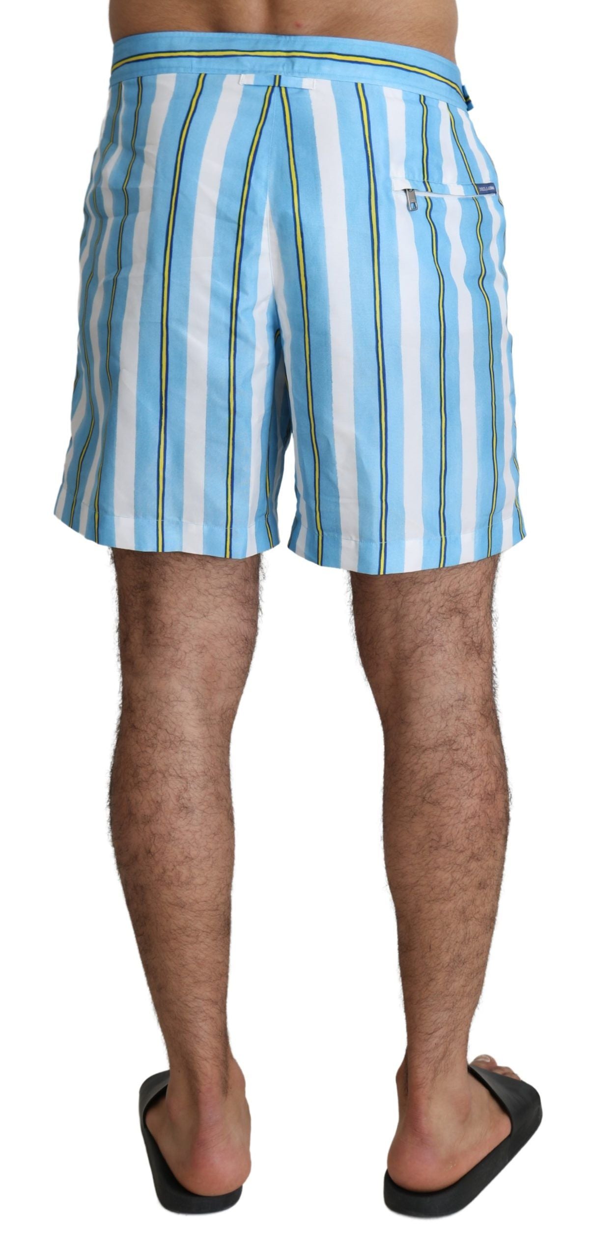 Maillot de bain homme Dolce &amp; Gabbana à rayures bleues