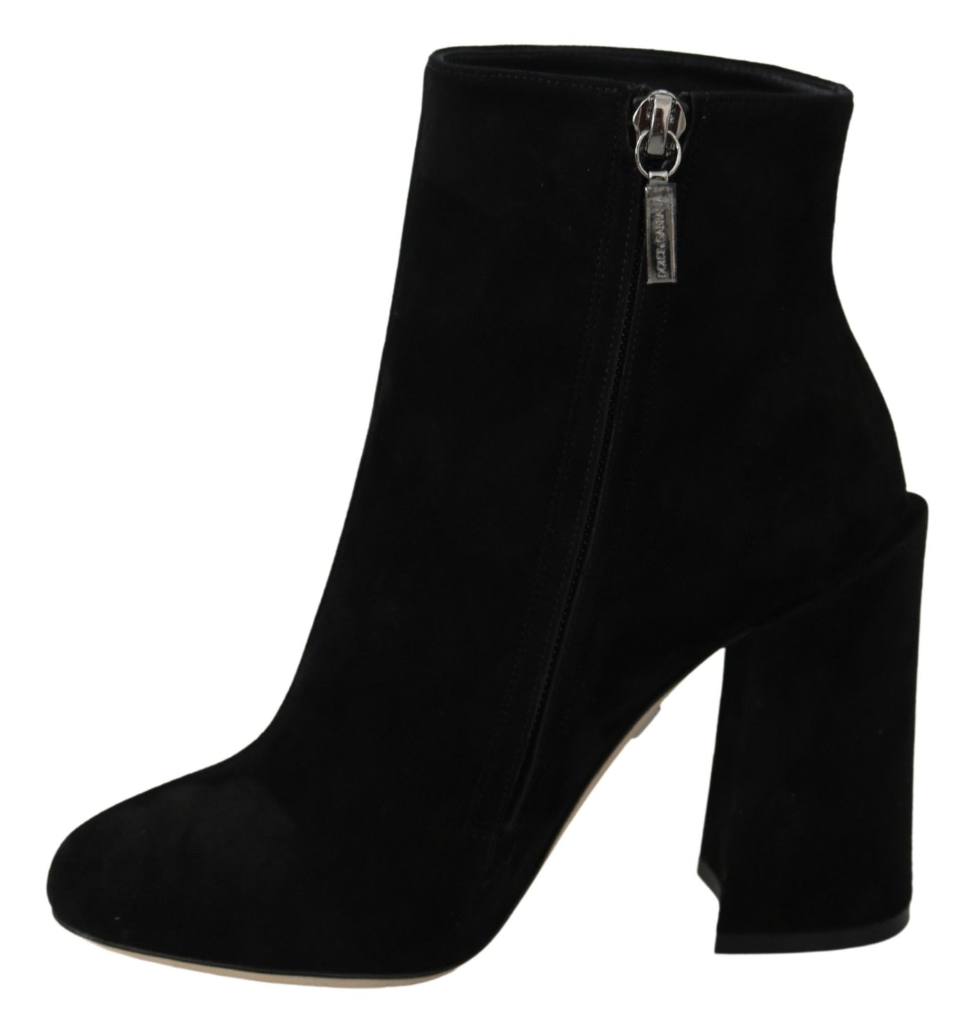 Dolce &amp; Gabbana Bottes L'Amore E'Bellezza en daim noir