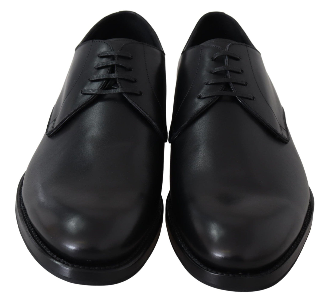 Dolce &amp; Gabbana Zwarte Leren SARTORIA Handgemaakte Schoenen