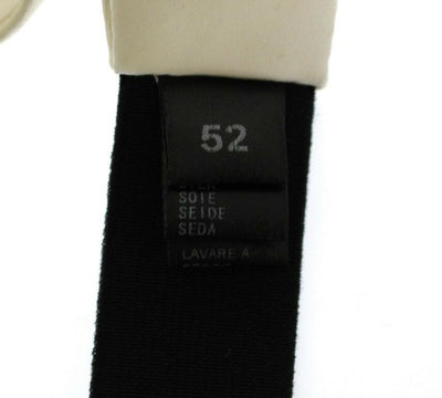 Ceinture cummerbund en soie blanche Dolce &amp; Gabbana