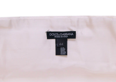 Ceinture élégante en soie blanche Dolce &amp; Gabbana