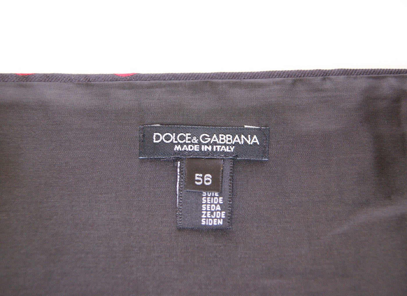 Ceinture de smoking noire Dolce &amp; Gabbana