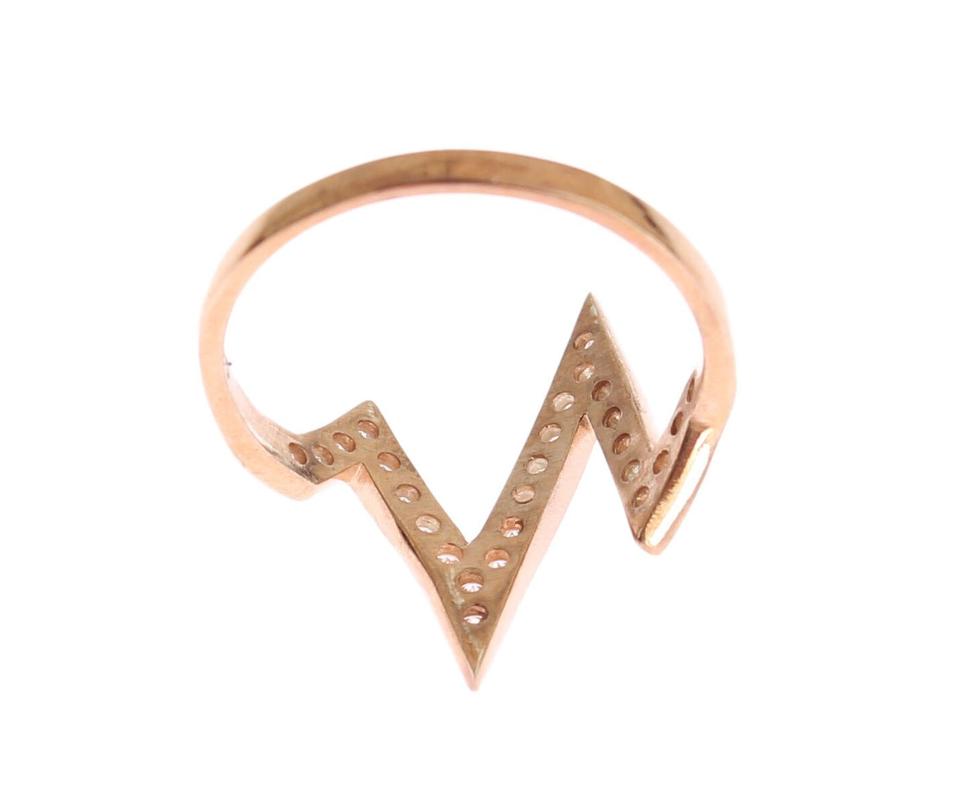 Nialaya roze goud 925 zilver dames ring