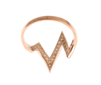 Nialaya roze goud 925 zilver dames ring