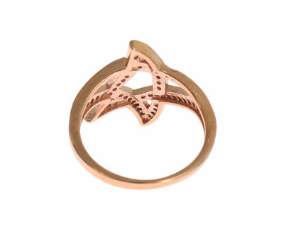Nialaya Dames Ring met Heldere CZ Goud 925 Zilver