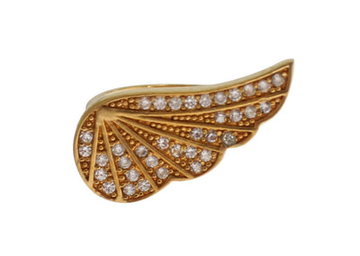 Nialaya Dames Clear CZ Goud 925 Zilver Authentieke Ring
