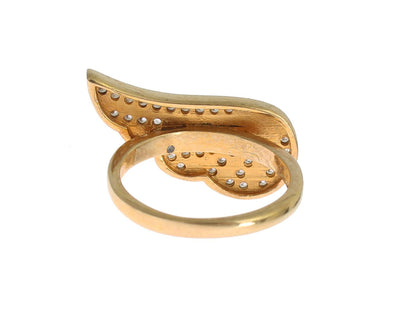 Nialaya Dames Clear CZ Goud 925 Zilver Authentieke Ring
