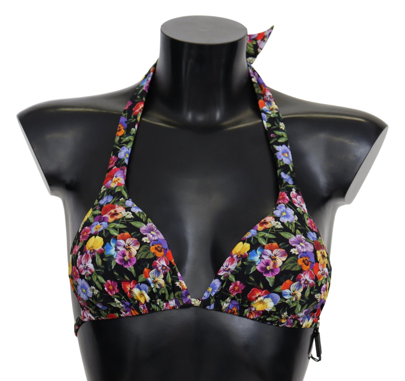 Maillot de bain noir à imprimé floral Dolce &amp; Gabbana