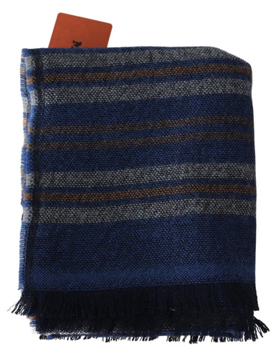 Châle unisexe à rayures multicolores en laine Missoni
