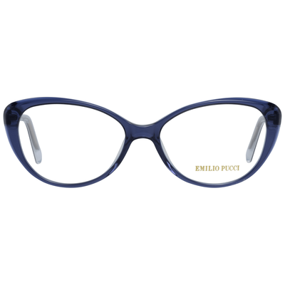Lunettes de soleil cerclées bleues chics Emilio Pucci pour femme