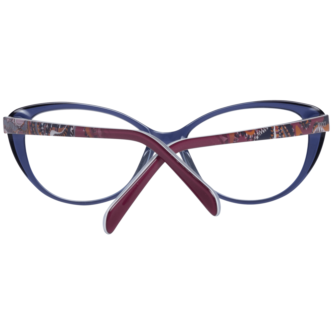 Lunettes de soleil cerclées bleues chics Emilio Pucci pour femme