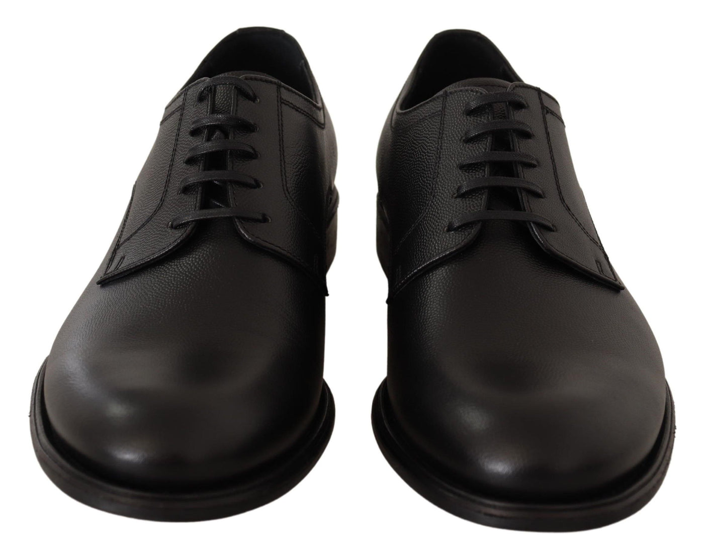Dolce &amp; Gabbana Zwarte Leren Veterschoenen voor Heren, Formele Derby's