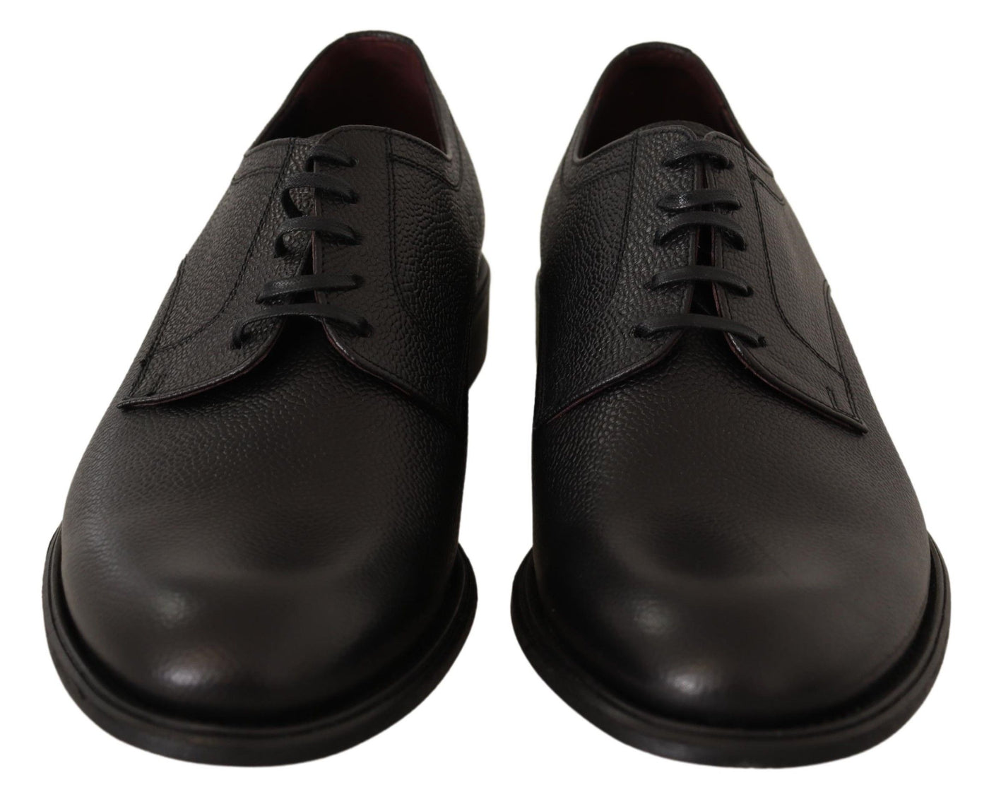 Dolce &amp; Gabbana Zwarte Leren Veterschoenen voor Heren, Formele Derby's