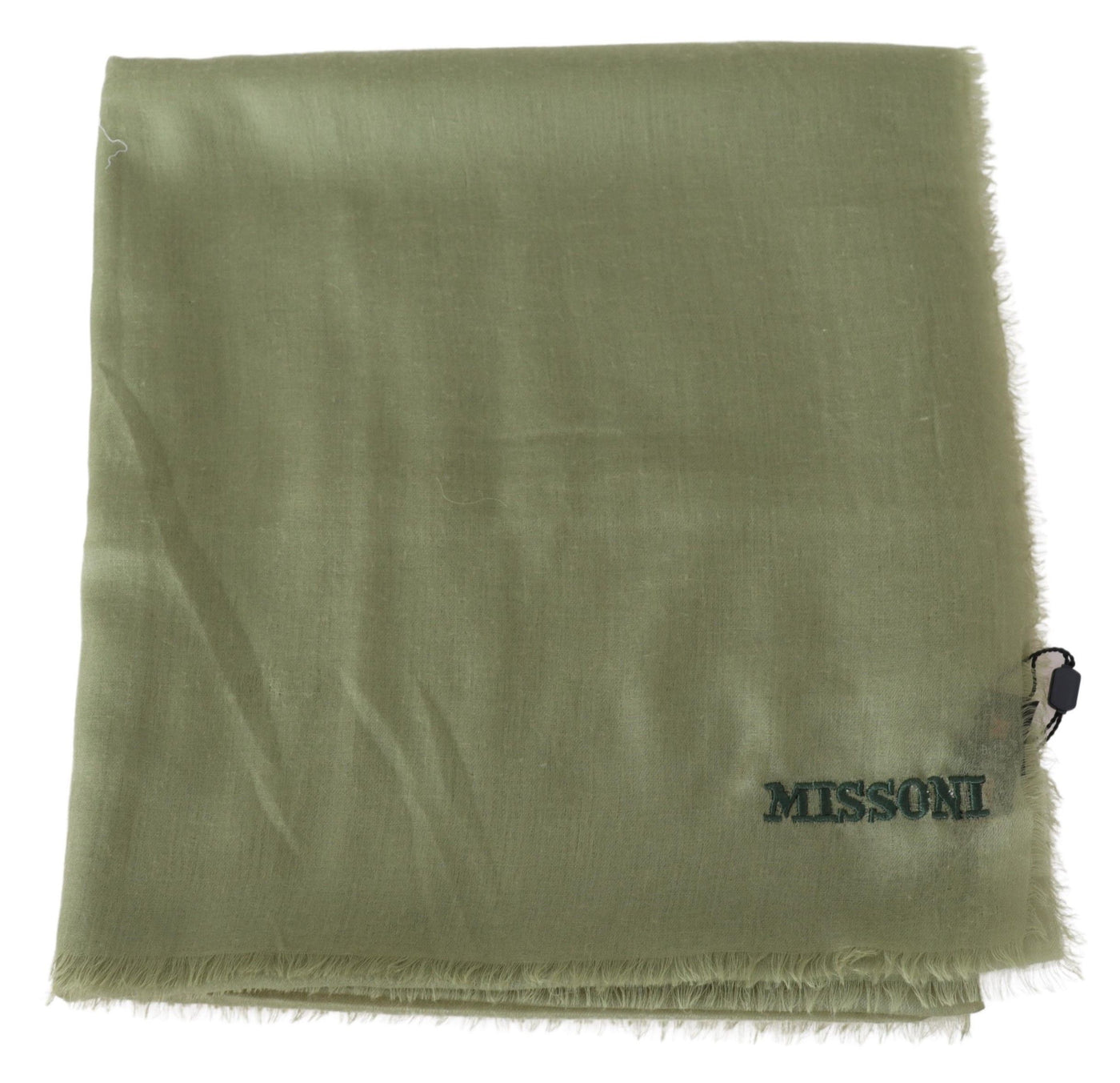 Écharpe unisexe en cachemire vert Missoni