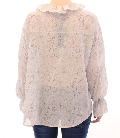 Vika Gazinskaya Tunique chemisier en coton bleu
